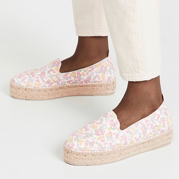 LOVESHACKFANCY x MANEBI Fruity Punch Platform Espadrilles - Women’s Size 7. & 8 - Picture 1 of 13